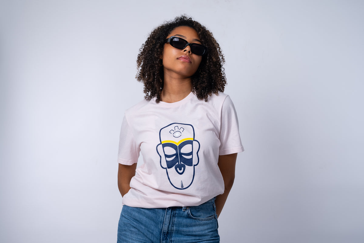 T-SHIRT ROSE FEMME